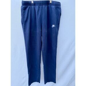 Nike Sweatpants Navy Blue Large
